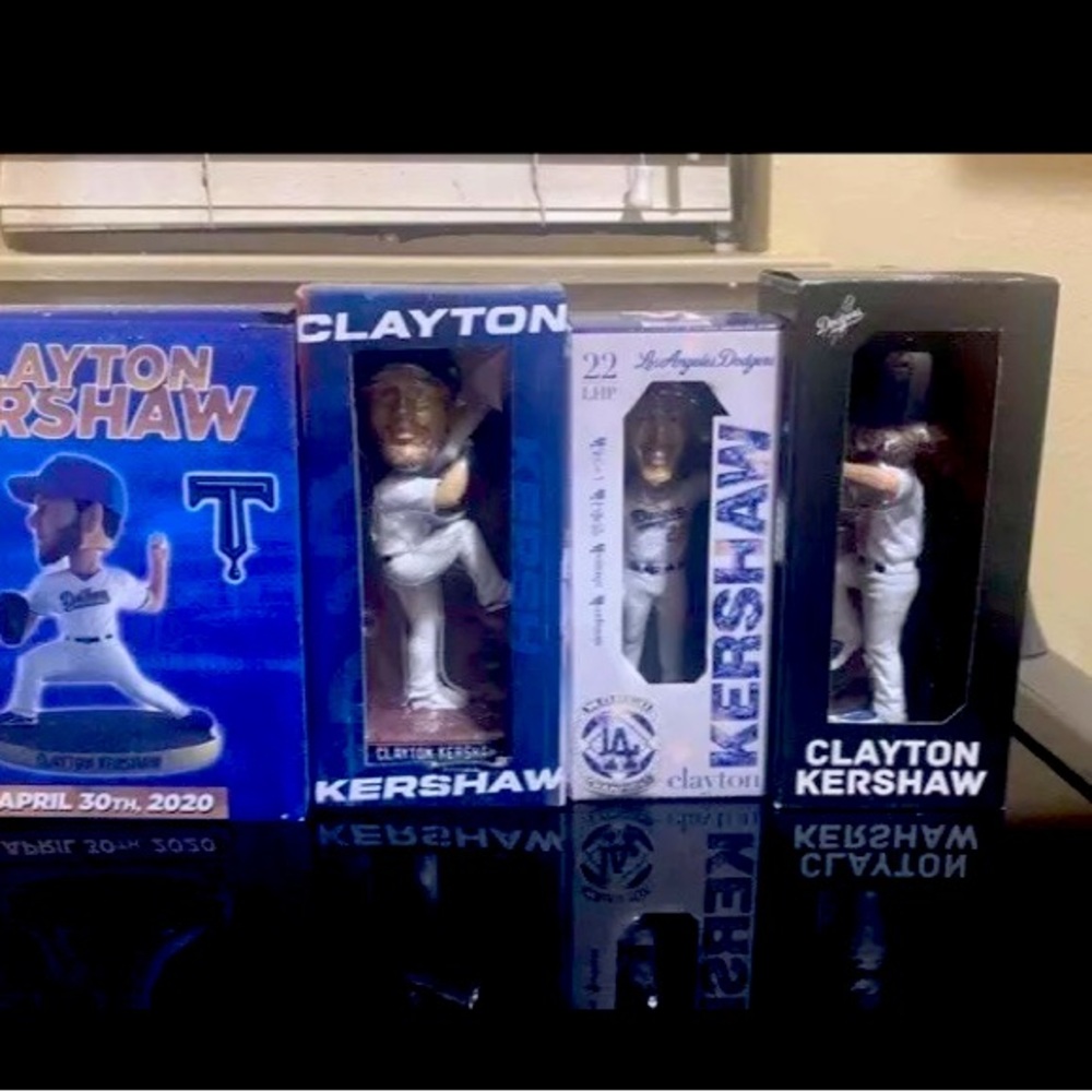 LA Dodgers Clayton Kershaw Bobblehead Lot
